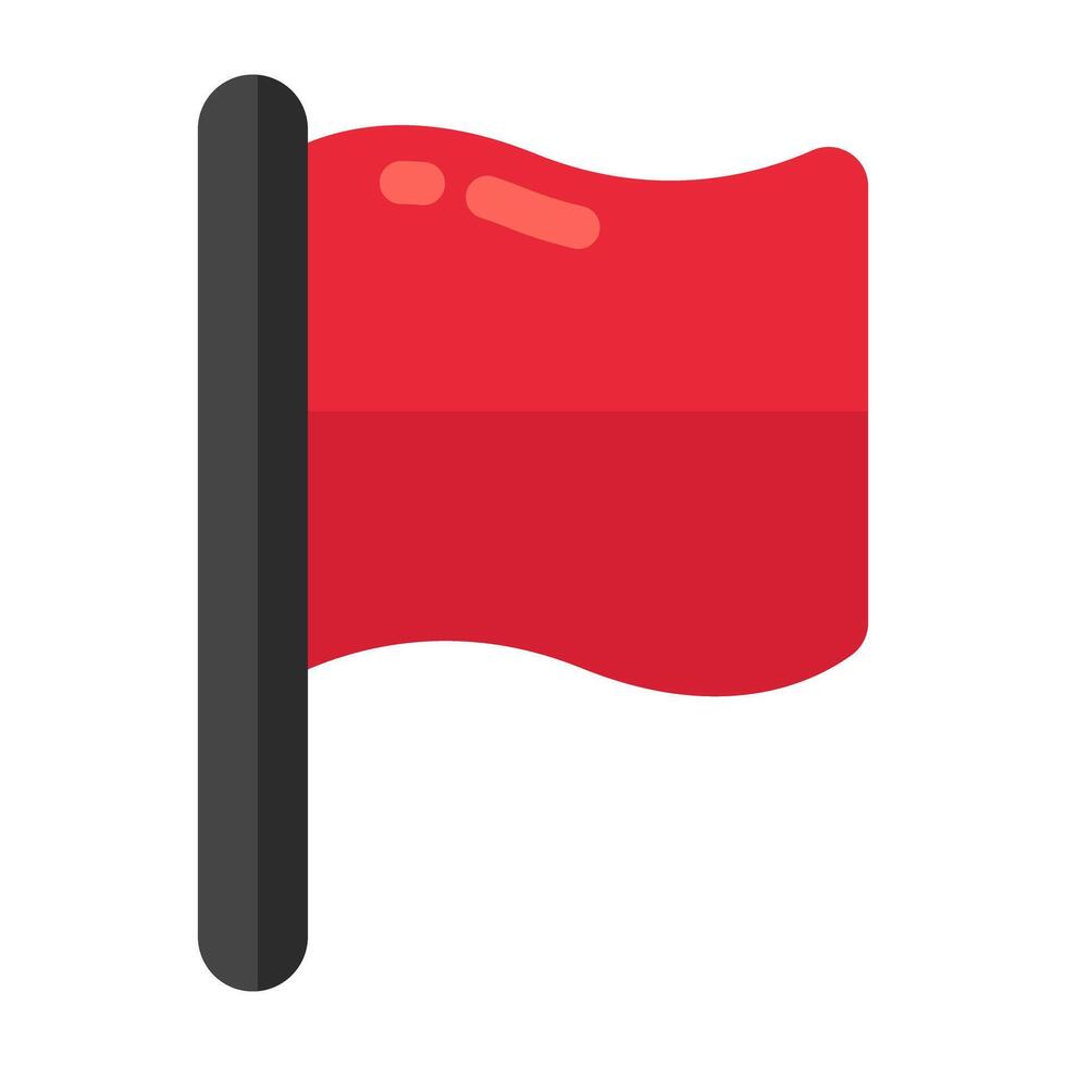 A unique design icon of sports flag vector