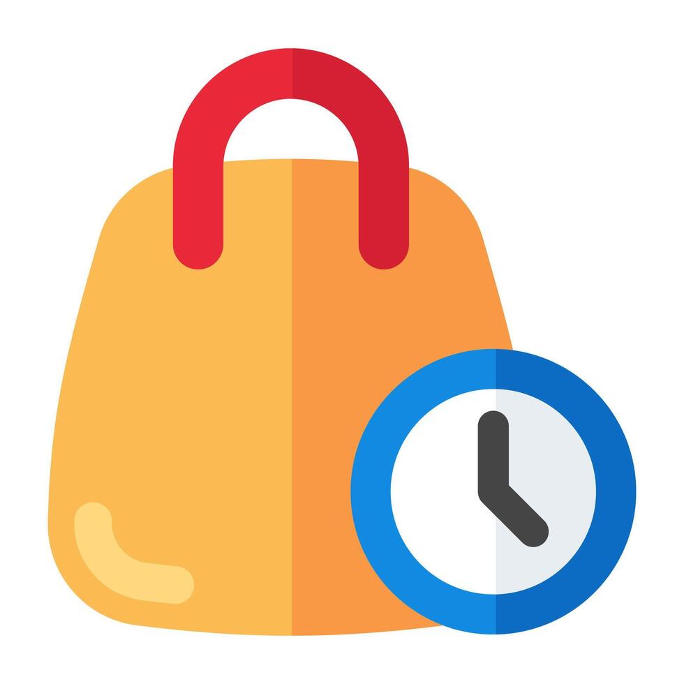 Premium download icon of shopping time vector