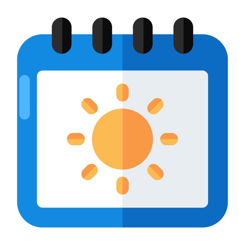 An icon design of summer season vector