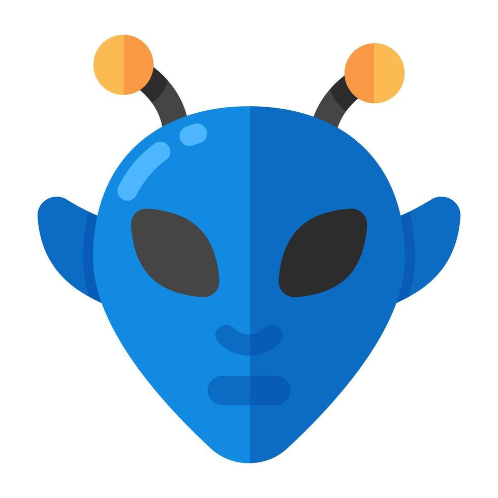 A premium download icon of alien vector