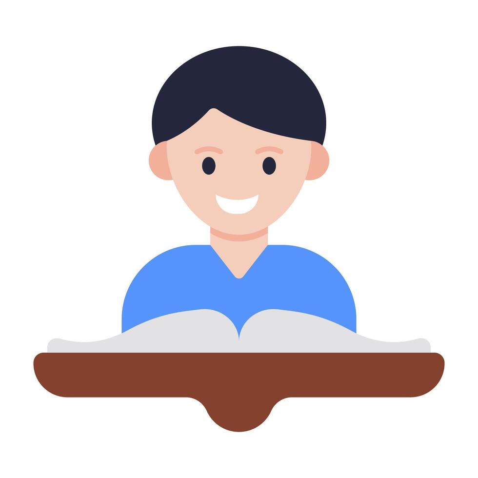 Trendy vector design of student