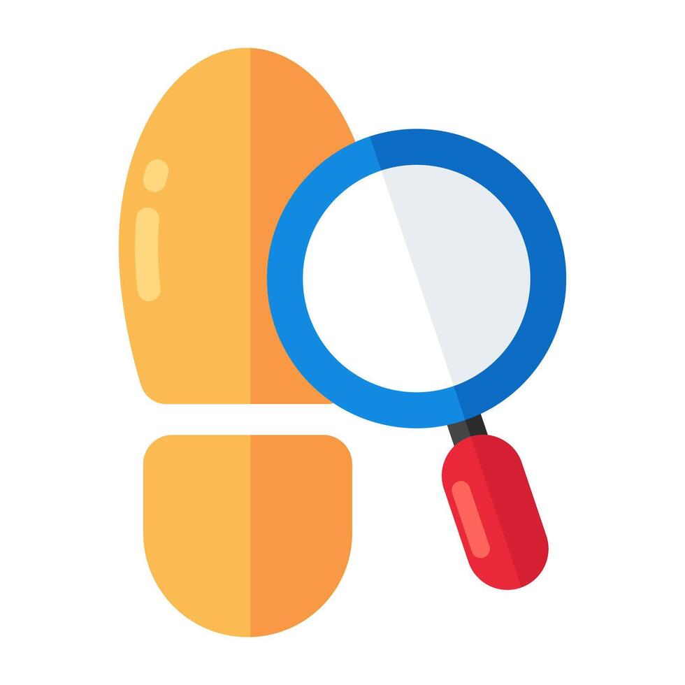 Perfect design icon of search evidence vector