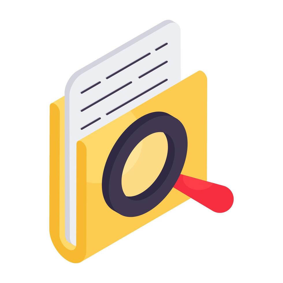 A unique design icon of folder vector