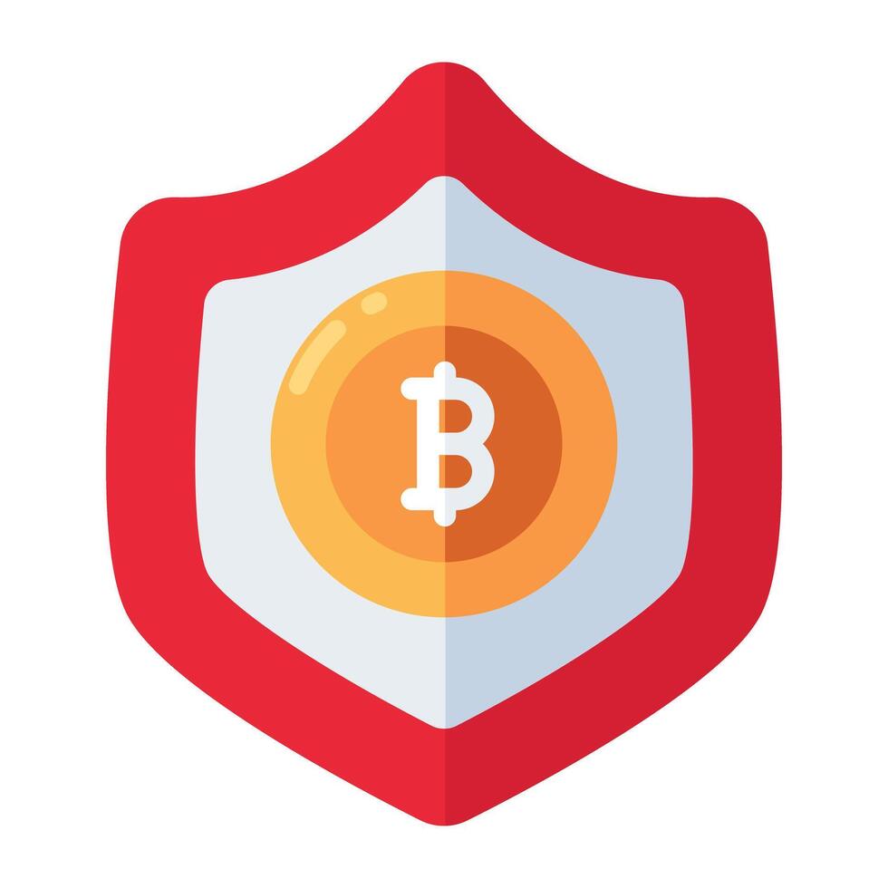 un diseño de icono de bitcoin vector