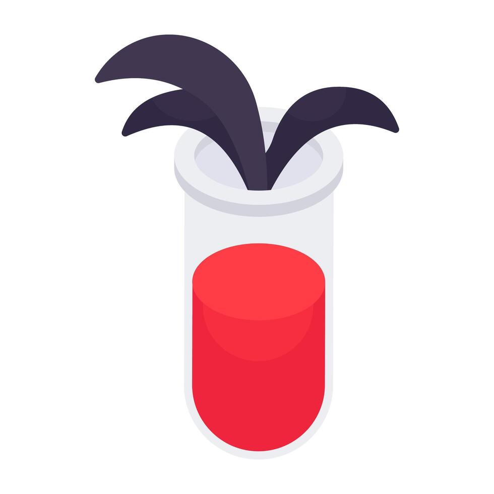 Perfect design icon of botanical tube vector