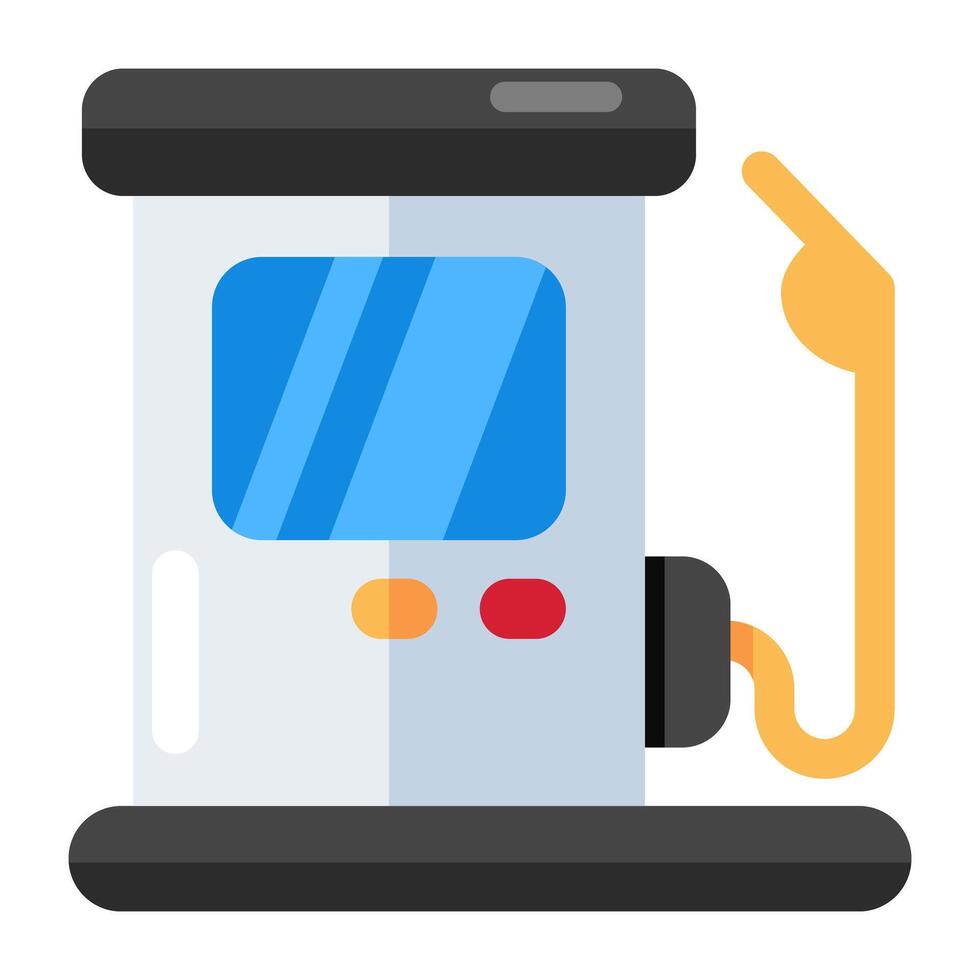 A trendy design icon of petrol station vector