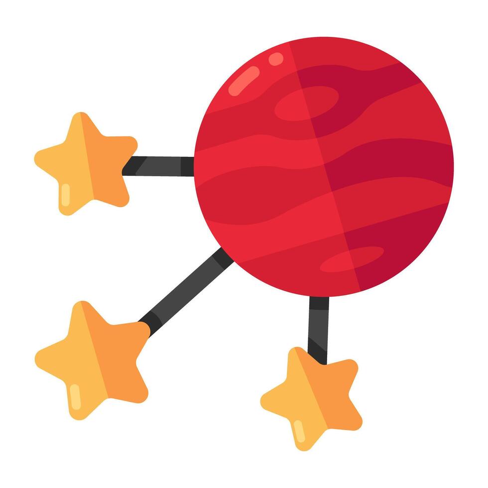 Modern design icon of sputnik vector
