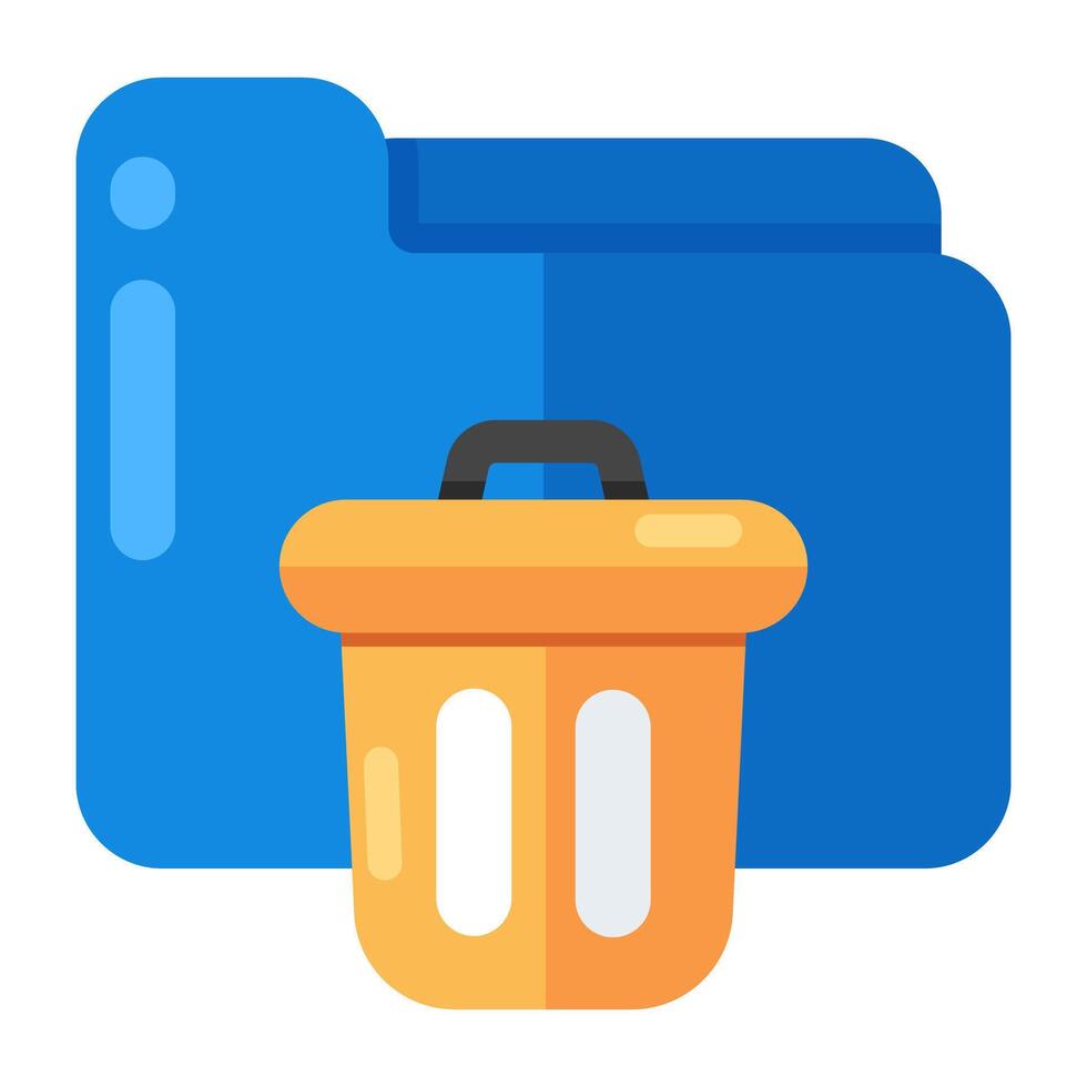A unique design icon of folder vector