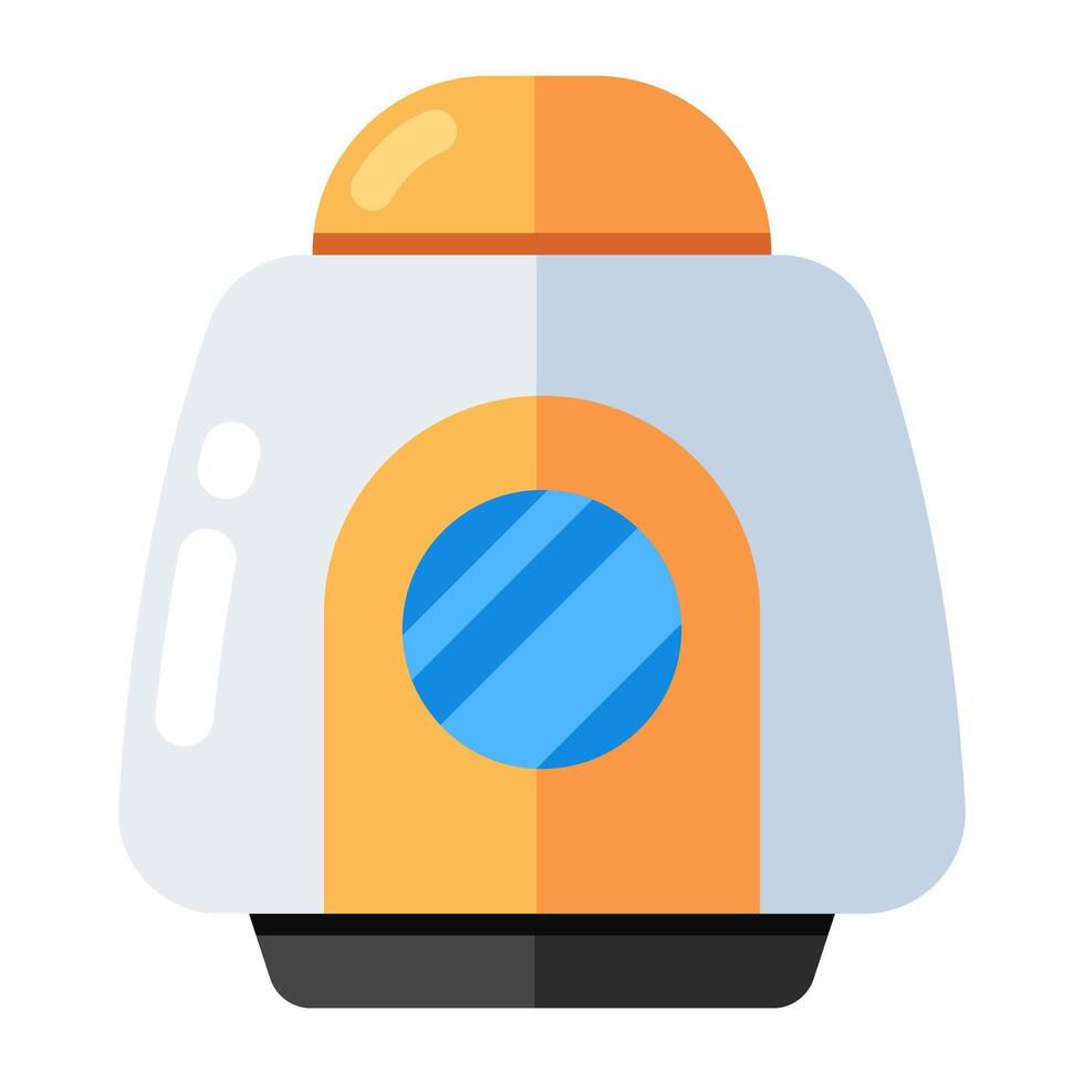Trendy vector design of space capsule