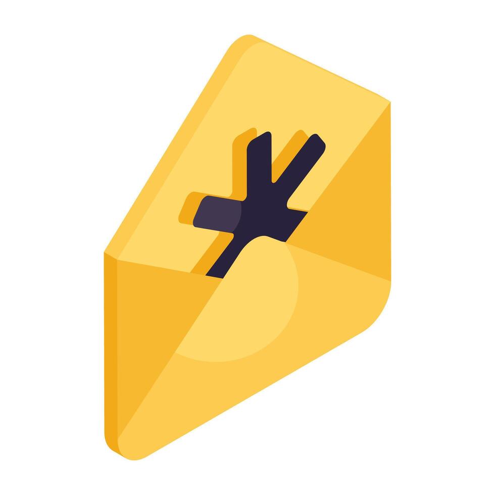 Unique design icon of medical mail vector
