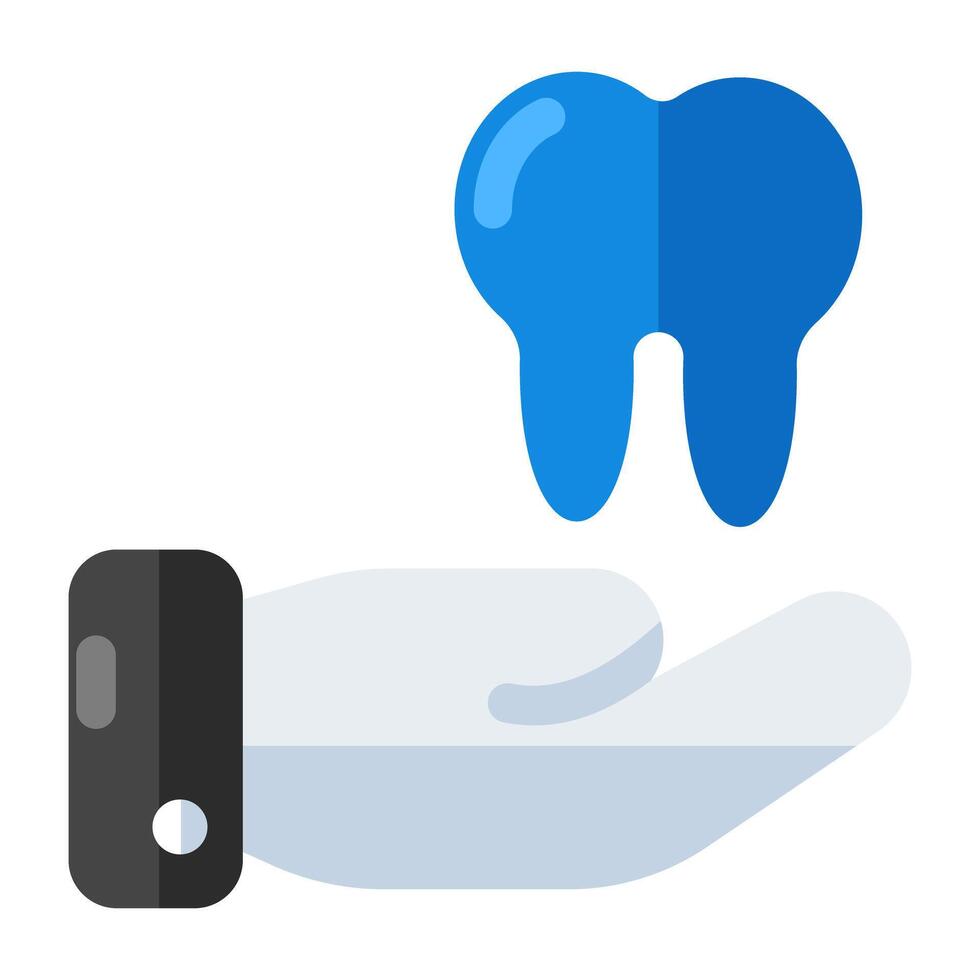icono de descarga premium de cuidado dental vector