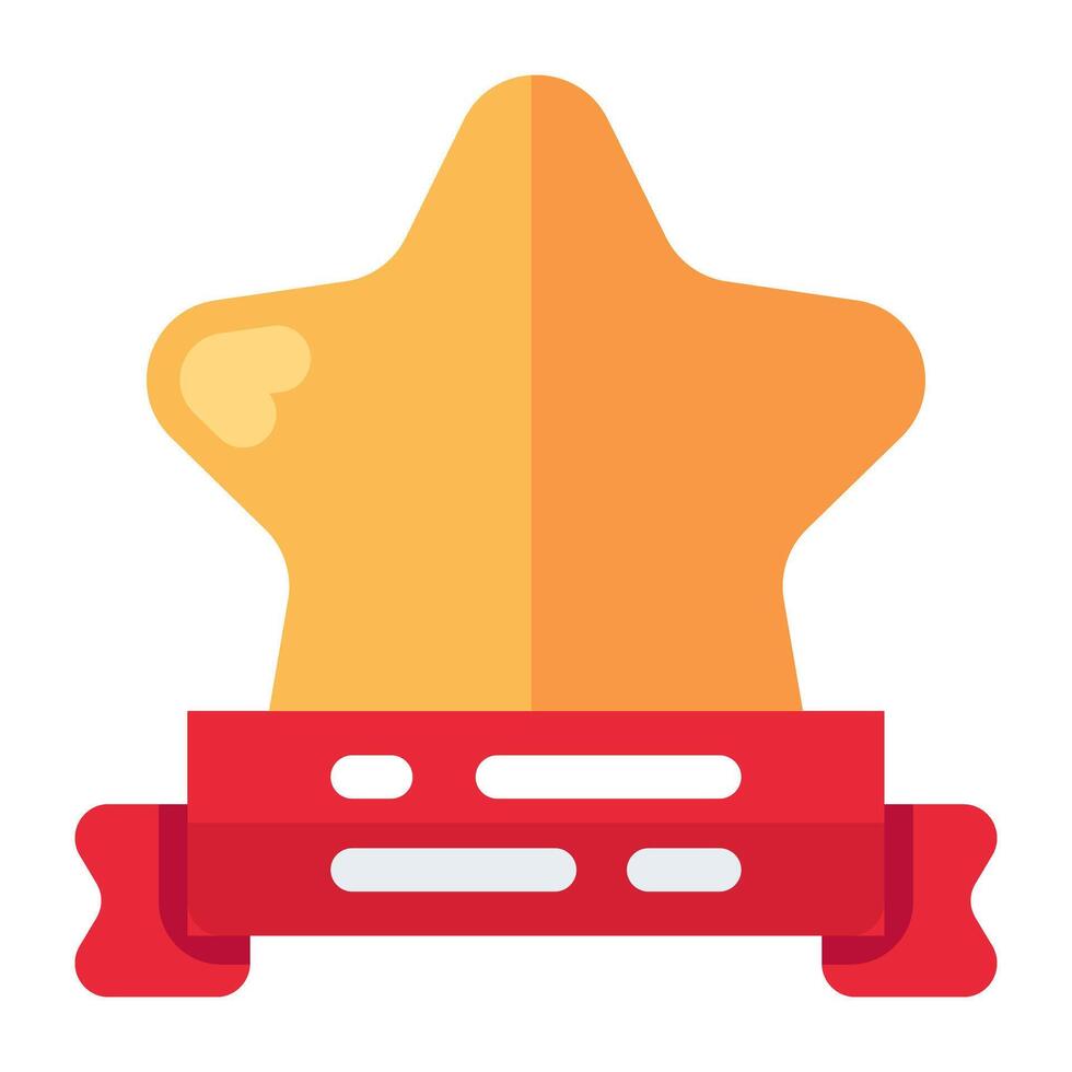 Modern design icon of star label vector