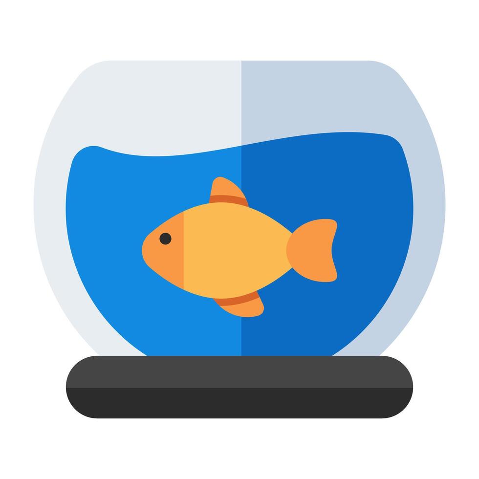 un hermosa diseño icono de acuario vector