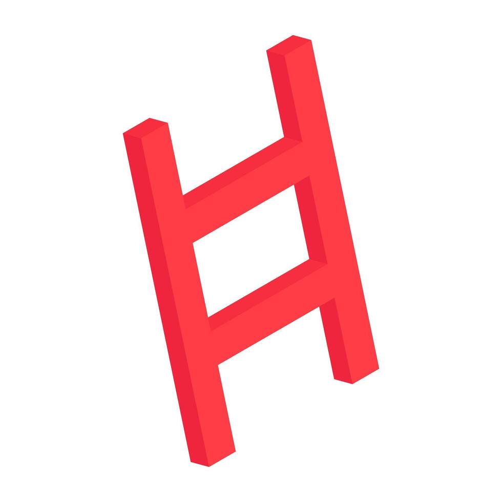 Trendy vector design of ladder