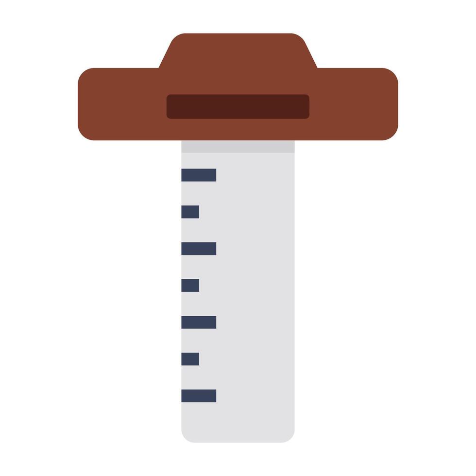 An icon design of vernier caliper vector