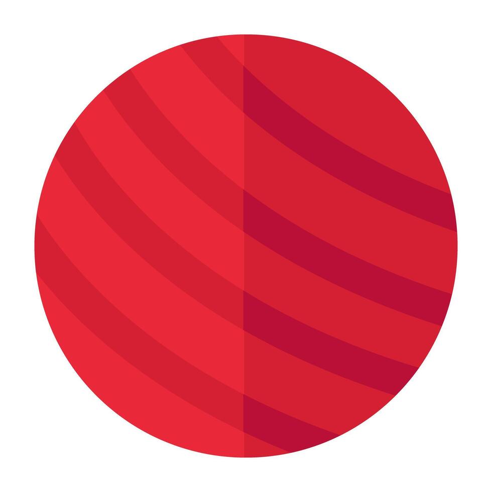 An icon design of yoga ball vector