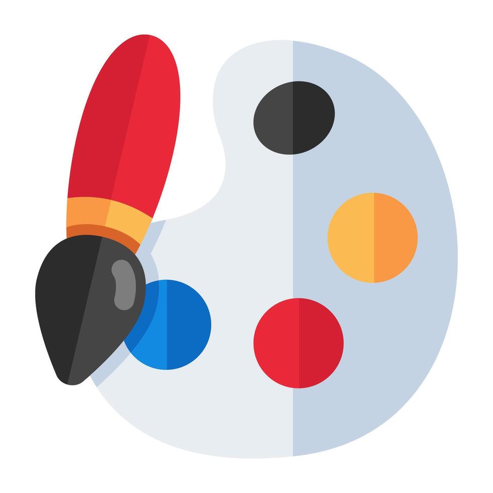 Trendy vector design of paint palette 41313529 Vector Art at Vecteezy