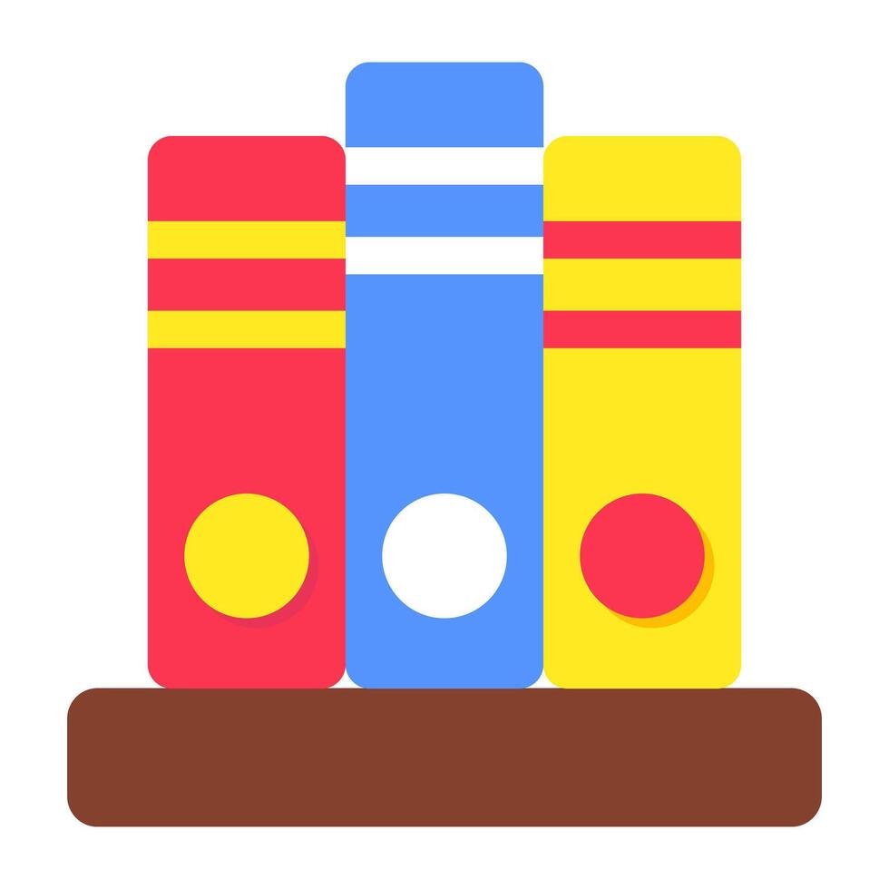 Binders icon, editable vector