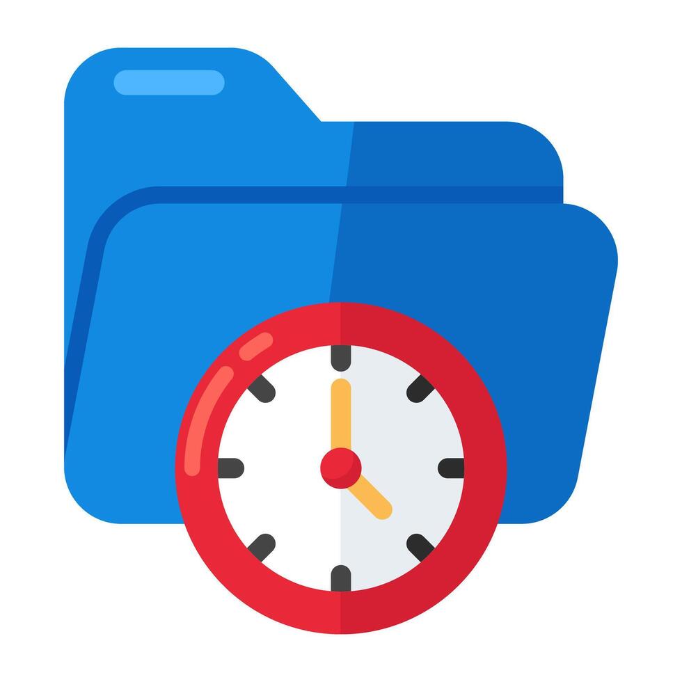 A unique design icon of folder vector