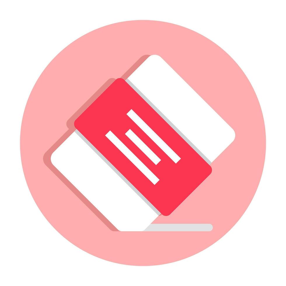 Premium download icon of eraser vector