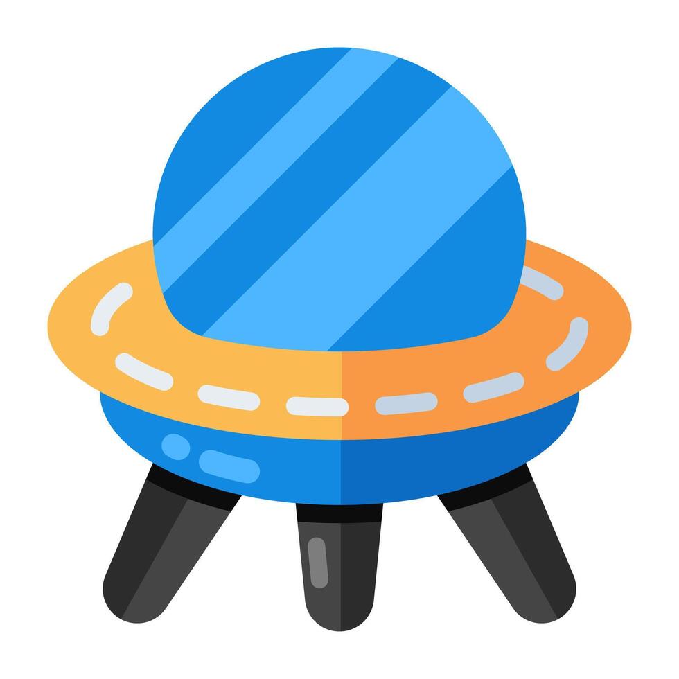 Trendy vector design of space capsule