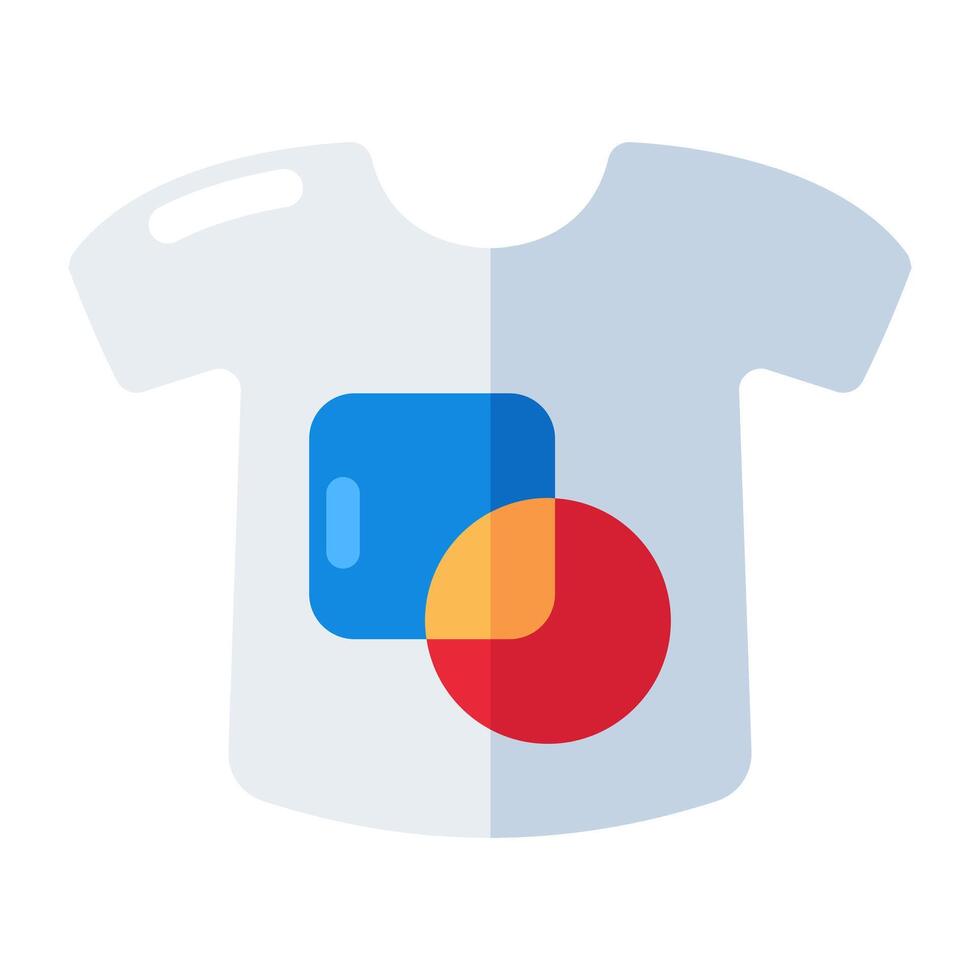 Modern design icon of shirt vector