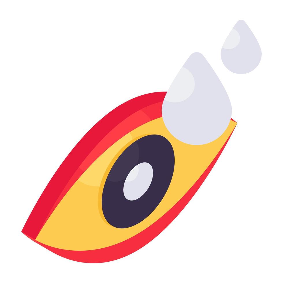 Modern design icon of eye drop vector