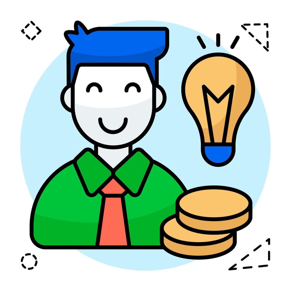 Premium download icon of creative person vector