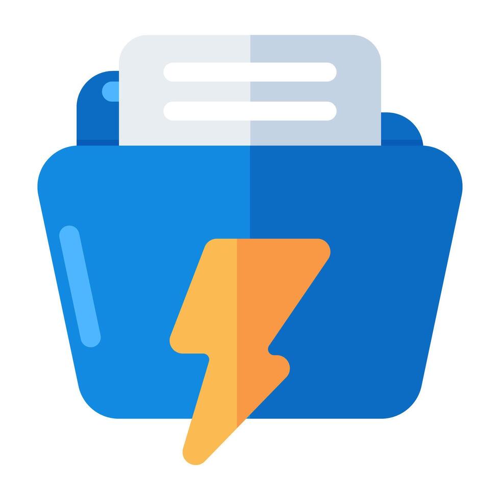 A unique design icon of folder vector