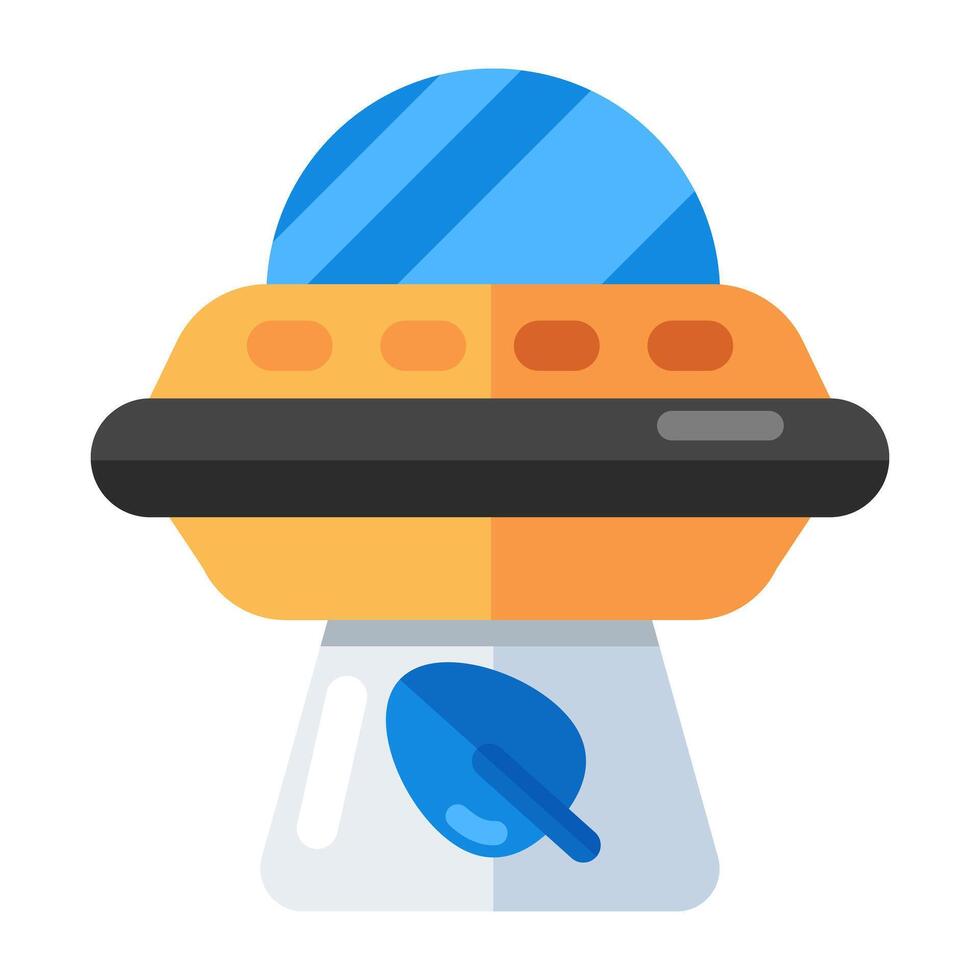 Trendy vector design of space capsule