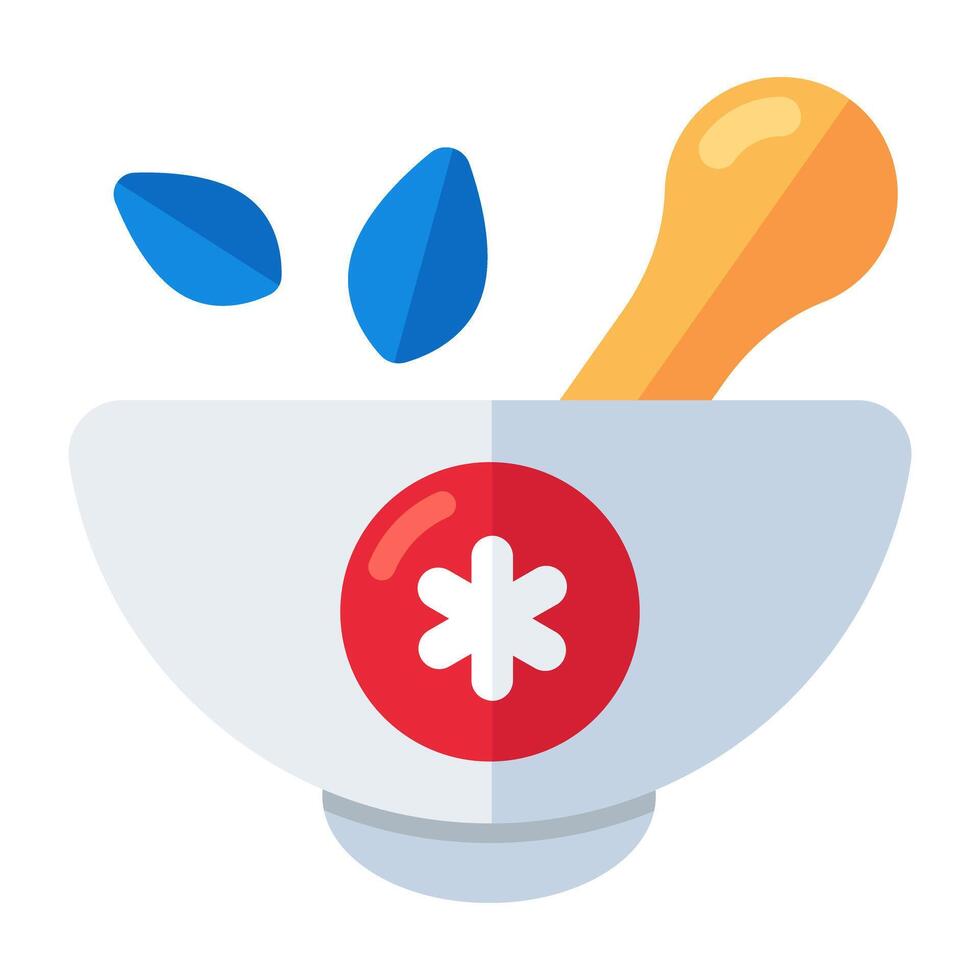 Modern design icon of pestle mortar vector