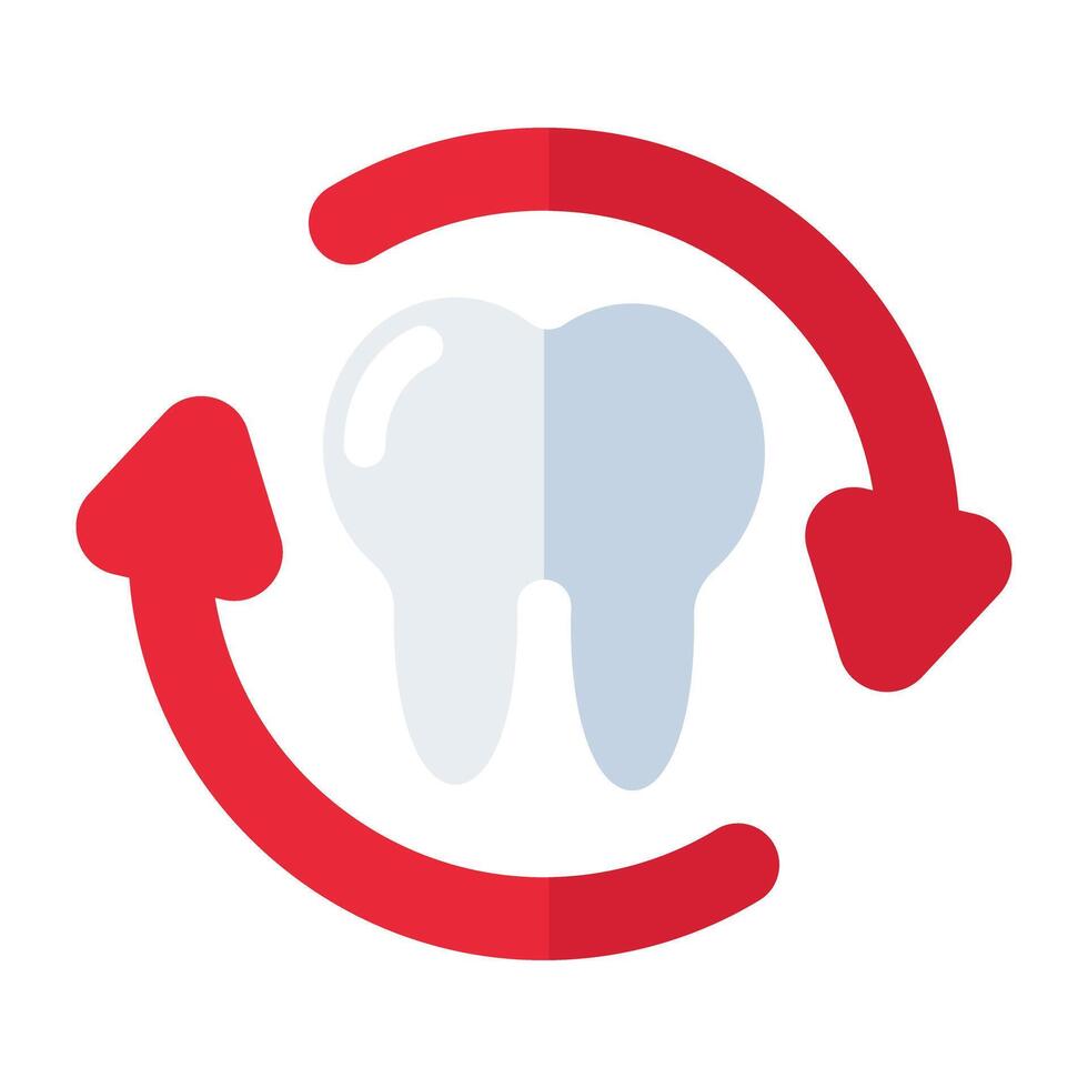 Premium download icon of tooth replacement vector