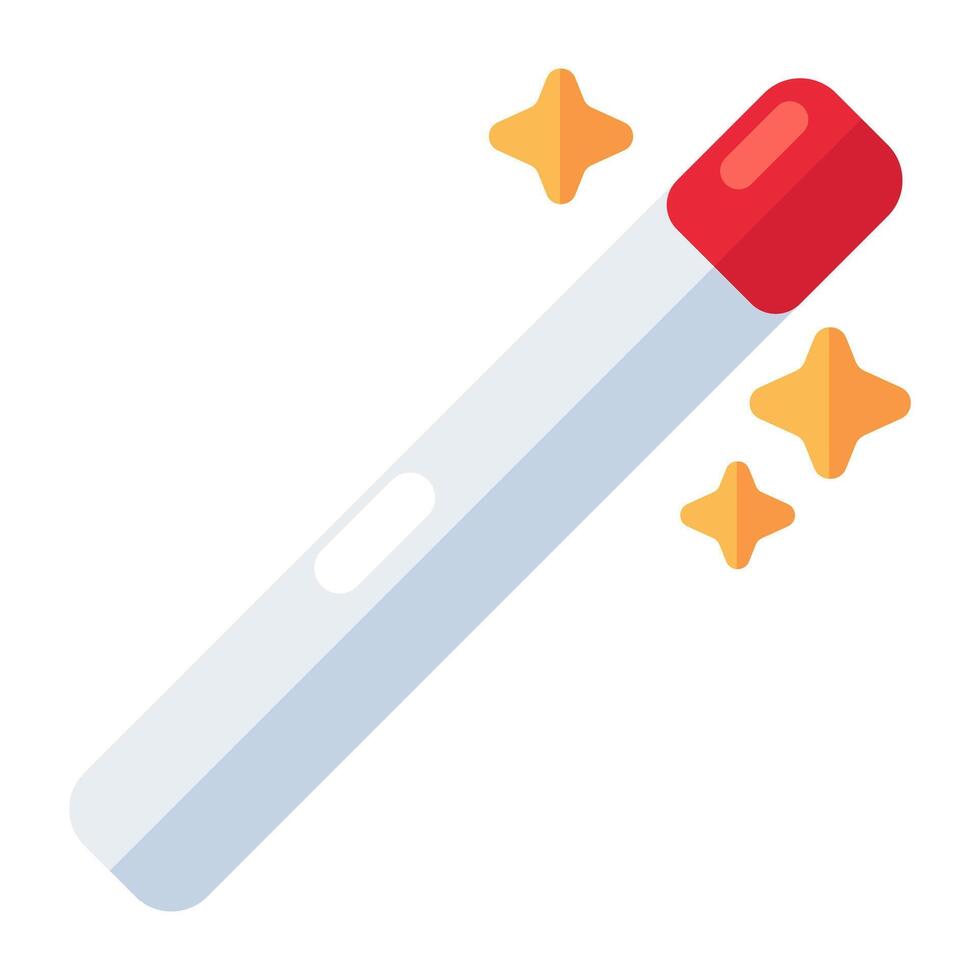 Trendy design icon of magic wand vector