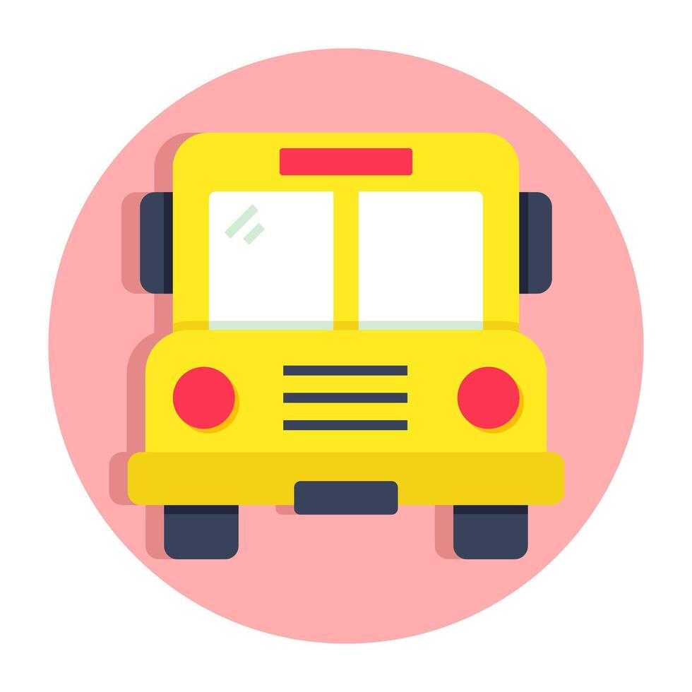 A perfect design icon of bus vector