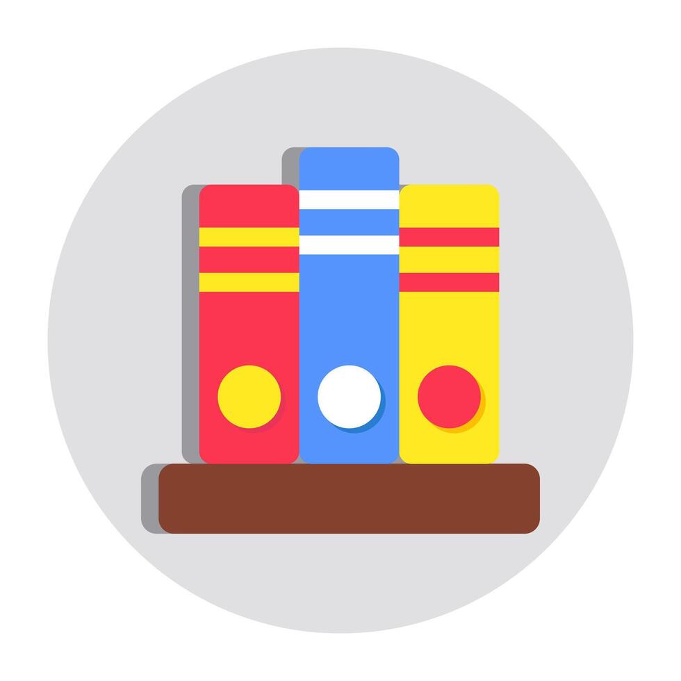 Binders icon, editable vector