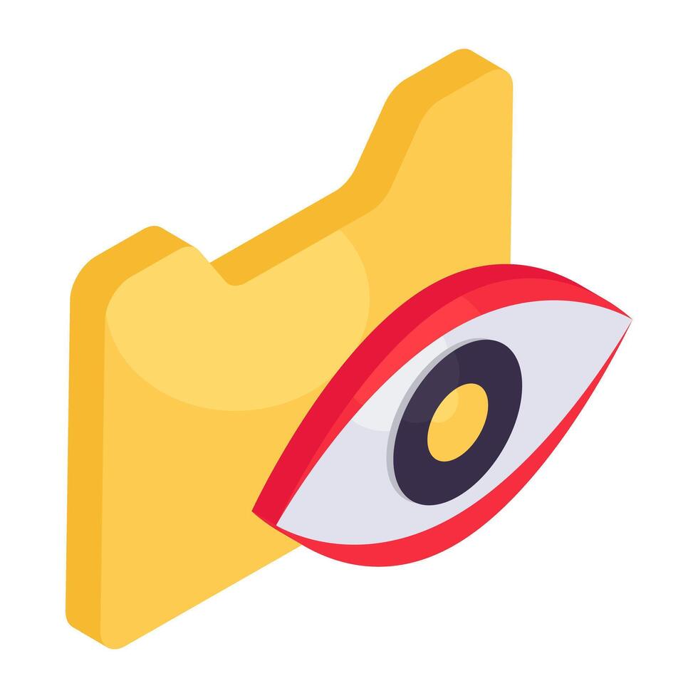 A unique design icon of folder vector