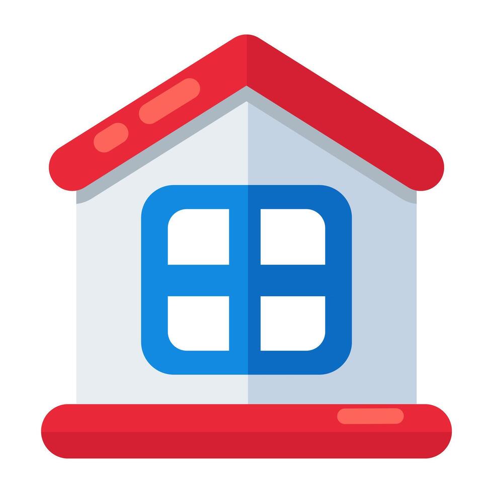 A beautiful design icon of home building vector