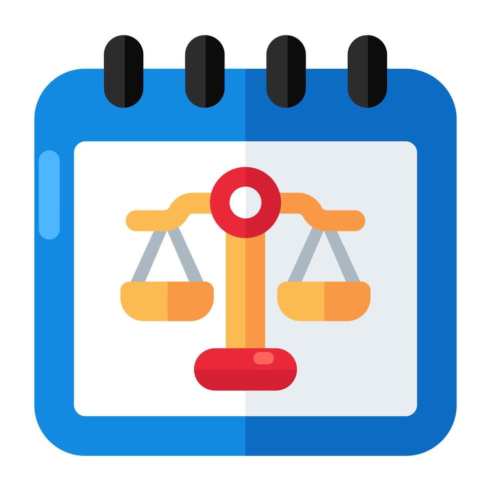 Premium download icon of justice day vector