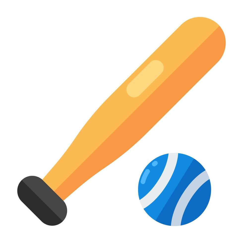 icono de diseño editable de béisbol vector