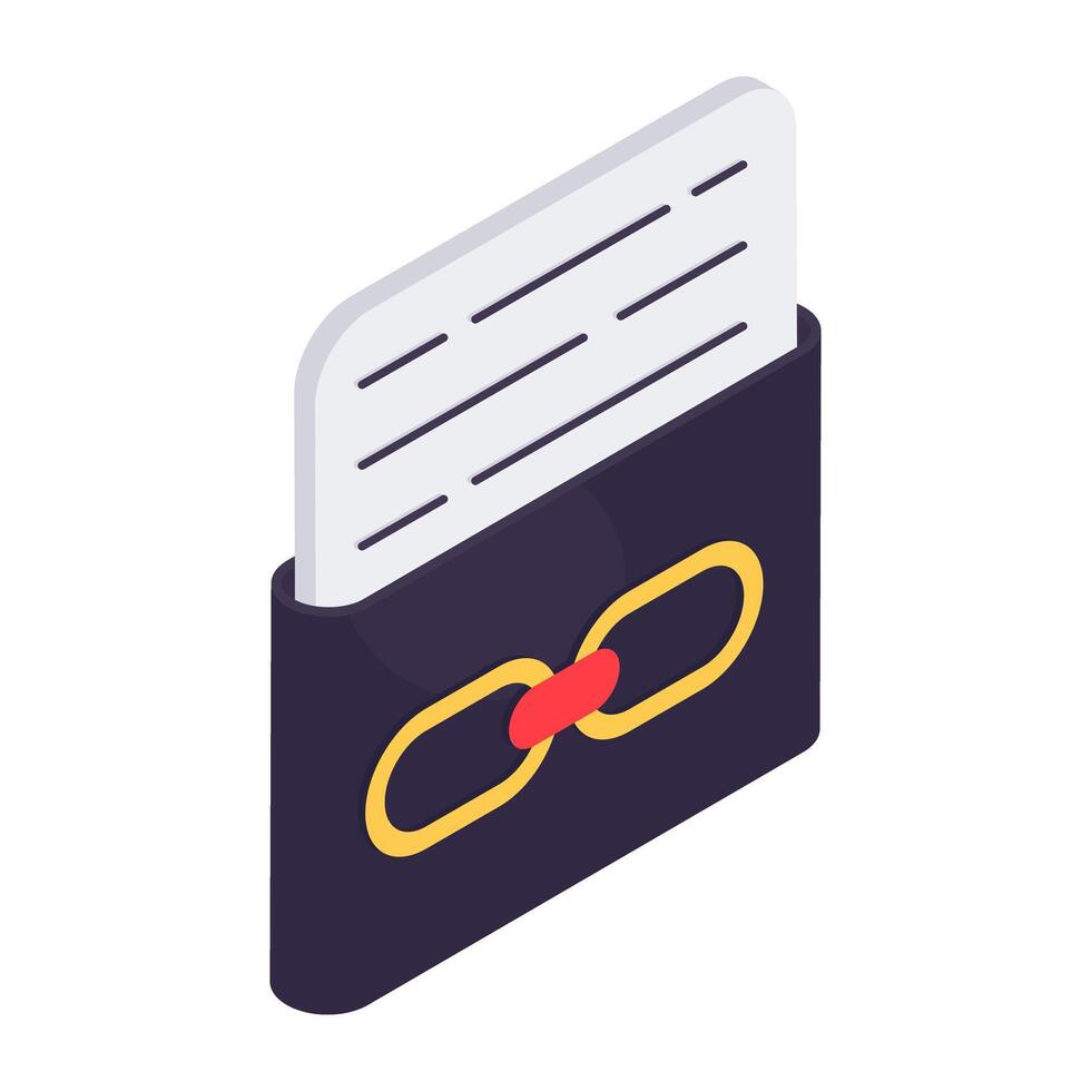 A unique design icon of folder vector