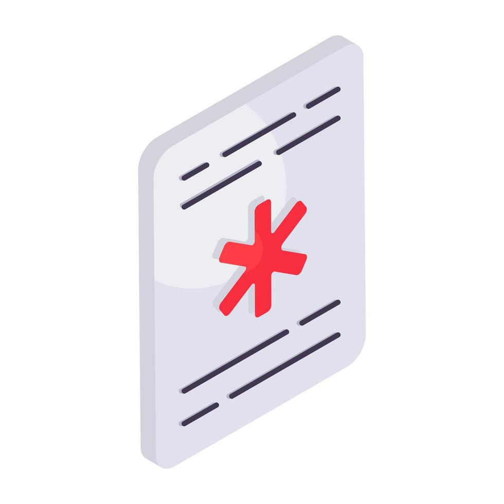 Creative design icon of file vector