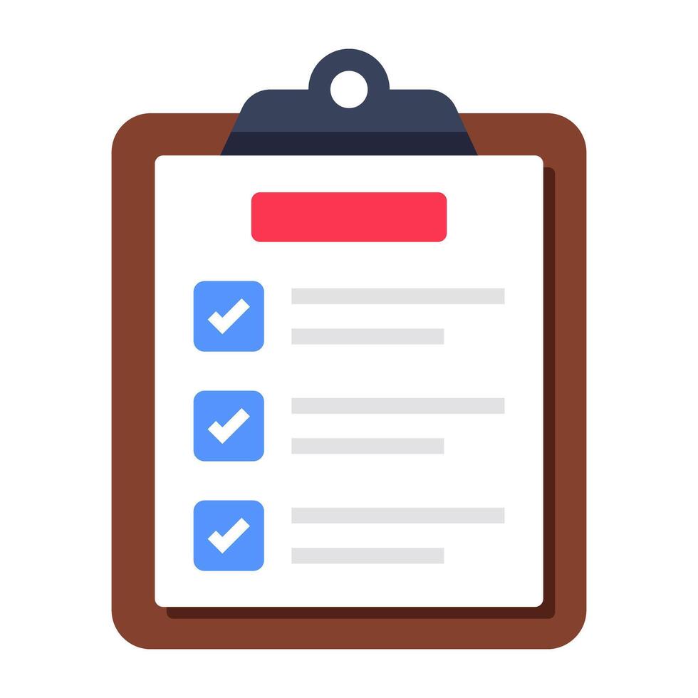 Premium download icon of checklist vector