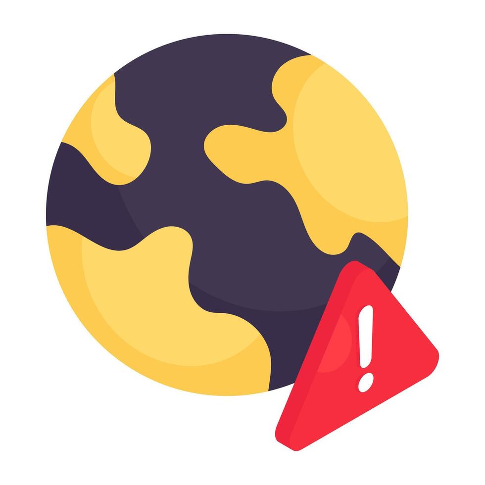 Conceptual isometric design icon of global error vector