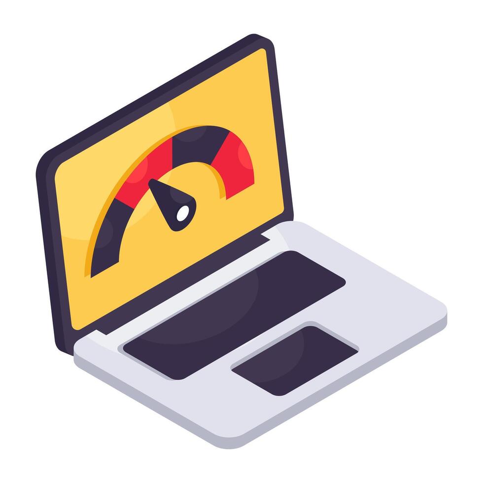 Modern design icon of system speed optimization vector