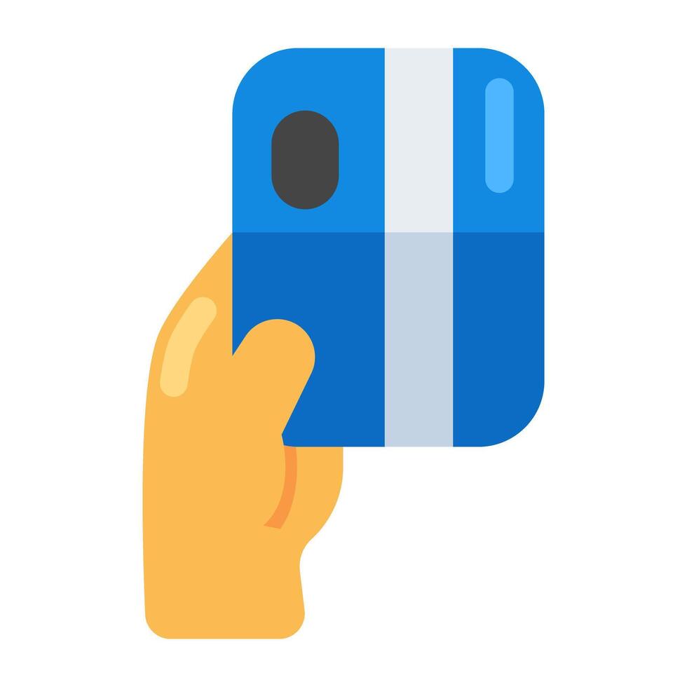 Card payment icon in trendy vector design