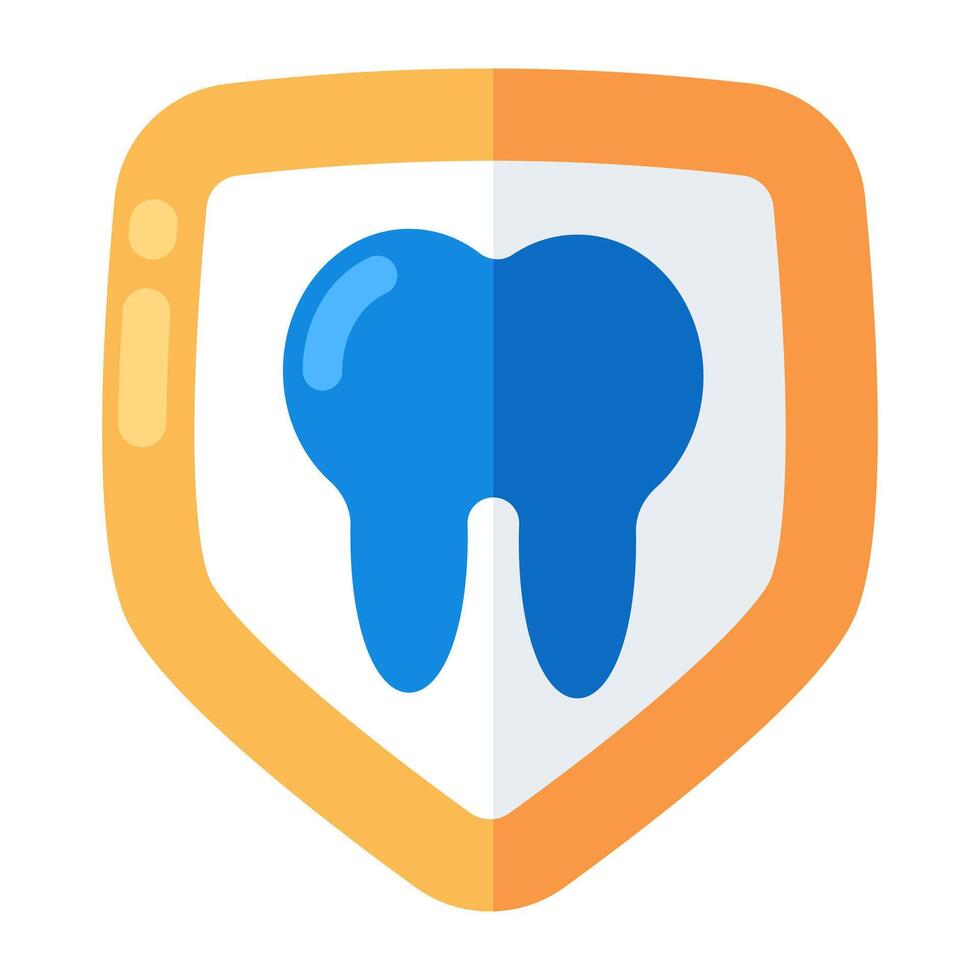 Premium download icon of dental protection vector