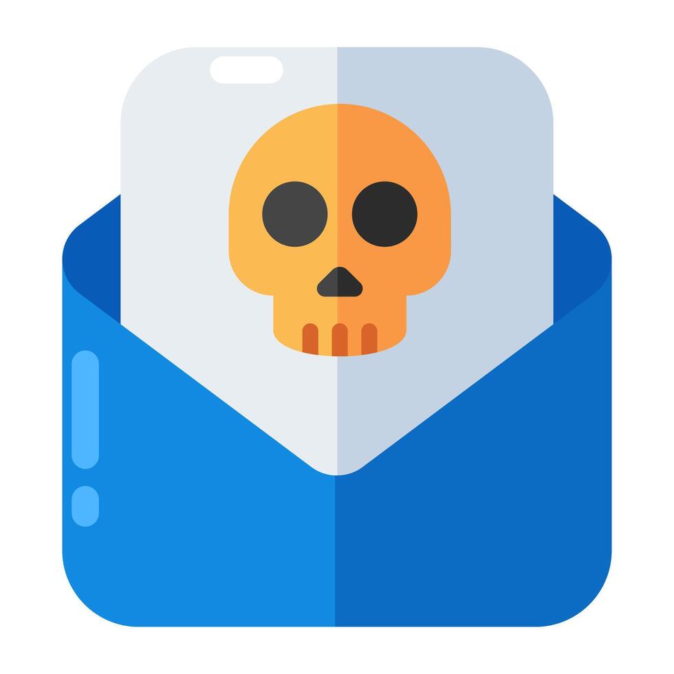 diseño vectorial de moda de pirateo de correo vector