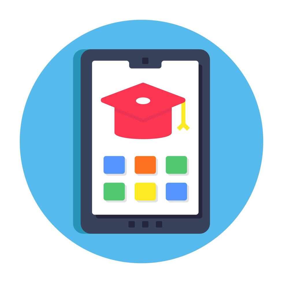 A perfect design icon of online education vector