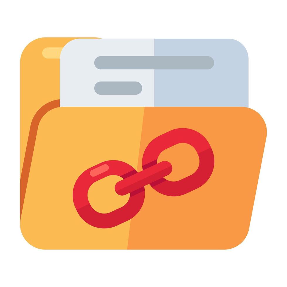 A unique design icon of folder vector