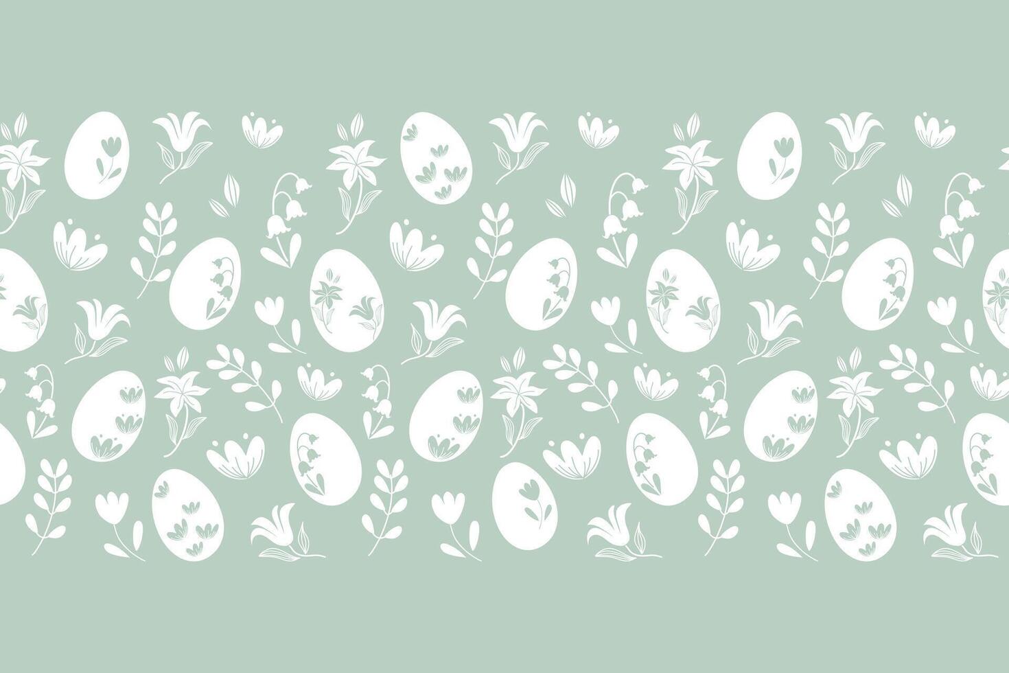 Pascua de Resurrección huevos antecedentes modelo sin costura vector ilustración
